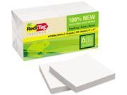 Sugar Cane Self Stick Notes 3 X 3 Classic White 100 Sheets Pad 12