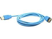 FilemateÂ 6ft USB 2.0 Extension Cable Blue 3FMLDU2EXT6 BL