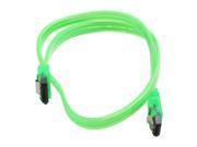 Link Depot SATA L0.5 UVG 19 UV Green Latch Serial ATA Cable