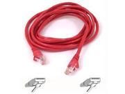 BELKIN A3L980 05 RED S 5 ft. Cat 6 Snagless Networking Cable RED