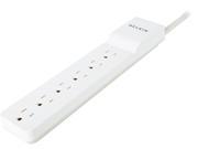 BELKIN BE106000 06R 6 6 Outlets 720 Joules Home office Surge Protector