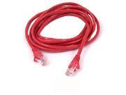 Belkin A3X189 03 RED S 3 ft. X OVER RJ45M RJ45M Snagless Patch Cable