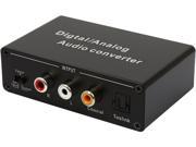 Coboc BI AUD DAC Bi direction 24 bit 192KHz Digital to Analog DAC or Analog to Digital ADC Audio Converter Adapter w Metal Casing