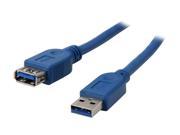 Coboc U3 AM AF 1.5 BL 1.5 ft. USB Type A to Type A Cable