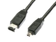 Rosewill RC 6 1394 6M 4M BK 6 ft. IEEE 1394 Cable