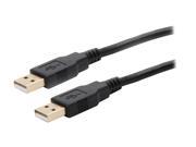 Rosewill RCAB 11011 1.5 ft. USB2.0 A Male to A Male Cable Gold Plated Black