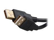 Rosewill RCAB 11012 3 ft. USB2.0 A Male to A Male Cable Gold Plated Black