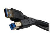 Rosewill RCAB 11027 1.5 ft. USB3.0 A Male to B Male Cable Gold Plated Black