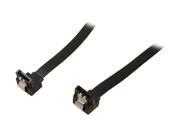 Rosewill RCAB 11032 24 SATA III Black Flat Cable w Locking Latch Supports 6 Gbps 3 Gbps and 1.5 Gbps transfer rate