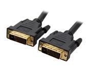 Rosewill RCAB 11055 Black 15 ft. Connector A DVI D 24 1 Male Connector B DVI D 24 1 Male M M DVI D Male to DVI D Male Digital Dual Link Cable Gold Plated