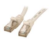 Rosewill RCNC 12044 10 Foot White Cat 6A Enhanced 550 MHz Network Ethernet Cable Screened Shielded Twisted Pair S STP