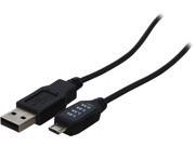 Rosewill R4U 13011 BK 3 ft. Charge Sync USB to Micro USB Pure Copper Cable with 6 LED Ch