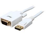Rosewill RCDC 14014 6 ft. 28AWG DisplayPort to VGA cable