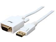 Rosewill RCDC 14016 15 ft. 28AWG DisplayPort to VGA cable