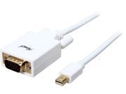 Rosewill RCDC 14023 10 ft. White 32AWG Mini DisplayPort to VGA cable