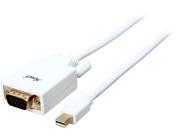 Rosewill RCDC 14024 15 ft. White 32AWG Mini DisplayPort to VGA cable