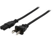Rosewill Model RCPC 14018 10 ft. 18AWG AC Power Cord Cable for Laptop Notebook C7 1 15P Black