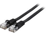 Rosewill RCAT5E 2BKF 2 ft. Flat 30AWG Bare Stranded Copper 350MHZ UTP Ethernet Patch Cord
