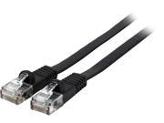 Rosewill RCAT5E 7BKF 7 ft. Flat 30AWG Bare Stranded Copper 350MHZ UTP Ethernet Patch Cord