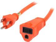 Rosewill Model RHEC 16OR50 50 ft. Orange NEMA 5 15R to NEMA 5 15P Power Extension Cord 16AWG 10A