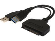 Coboc U3 2.5SATA2 UASP USB 3.0 to 2.5 SATA II 3Gbps Hard Drive Adapter Cable w UASP with Reserved USB Power Cable