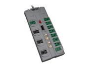 TRIPP LITE TLP1210SATG 10 ft. 12 Outlets 3600 Joules ECO-SURGE Home/Business Theater Surge Suppressor