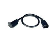 Tripp Lite Model P002 002 2 ft. Power Monitor Adapter Converter Cable 5 15R to C14