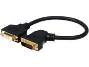 Tripp Lite P562 001 45L Black 1 DVI to DVI M F 1 ft. DVI Dual Link 45 degree Left Extension Cable