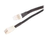 OKGEAR FC33 24BKS 24 3pin Extension Cable W Black Sleeved