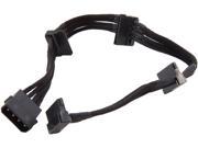 Silverstone PP07 BTSB 11.81 Sleeved Extension Power Supply Cable 1 x 4pin to 4 x SATA connectors
