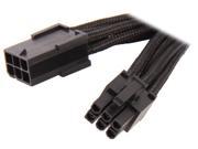 Silverstone PP07 IDE6B 11.81 Sleeved Extension Power Supply Cable 1 x 6pin to PCI E 6pin Connector