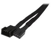 Silverstone CPF03 Black Sleeved PWM Fan Power Extension Cable