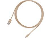 Silverstone CPU01G 1800 6 ft. Gold Reversible USB A to Micro USB Cable Supports high speed charge and data sync