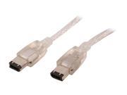SYBA SY CAB F6 6 ft. IEEE 1394a 6 pin to 6 pin Firewire cable
