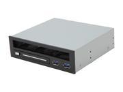 SYBA SY MRA55005 Multipurpose 5.25 Bay Adapter for Slim Optical Drive and 2.5 SATA I II III HDD with 2 USB 3.0