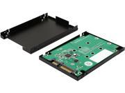 SYBA SY ADA40091 Dual M.2 SSD to SATA III RAID Enclosure with Complete Screw Set