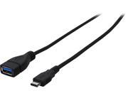 SYBA SY CAB20171 3 Feet USB3.1 Type C Male to Type A Female Cable