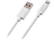 Syba SD CAB20180 White 9 ft Lightning to USB2.0 Data Charging Cable