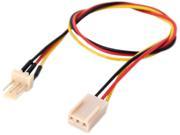Link Depot POW 12 EXT 12 Power Supply 3 Pin Fan Extension Cable
