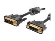 Link Depot DVI 6 DD MF Black 6 ft. 1 x 24 pin DVI D Male 1 x 24 pin DVI D Female M F DVI D Male to DVI D Female Cable