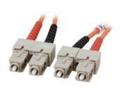 Link Depot FOM5 SCSC 5 16.4 ft. 5m Multimode 62.5 125 Duplex Fiber Patch Cable SC SC