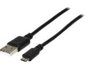 Link Depot FLD MUSB 3BK 3 ft. Micro USB to USB A Cable