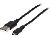 Link Depot FLD MUSB 6BK 6 ft. Micro USB to USB A Cable