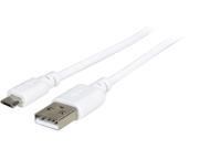 Link Depot FLD MUSB 6WH 6 ft. Micro USB to USB A Cable