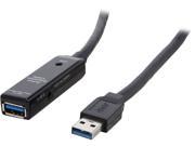 SIIG JU CB0711 S1 49 ft. 15m USB 3.0 Active Repeater Cable w Power adapter