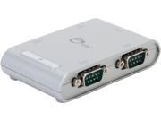 SIIG JU SC0111 S1 4 Port USB to RS 232 Serial Adapter Hub