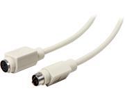 Cables To Go Model 02715 6 ft. PS 2 M F Keyboard Mouse Extension Cable