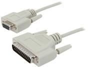 C2G Model 02519 10 ft. DB9 Female to DB25 Male Modem Cable
