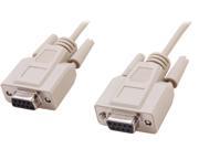 C2G Model 03044 6 ft. DB9 F F Null Modem Cable Beige