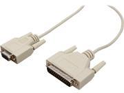 Cables To Go Model 03023 25 ft. DB25 Male to DB9 Female Null Modem Cable